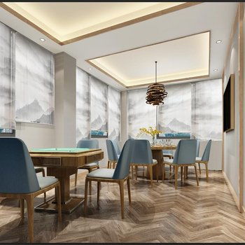 深圳 观澜餐厅室内装修设计工程 效果图 CAD施工图